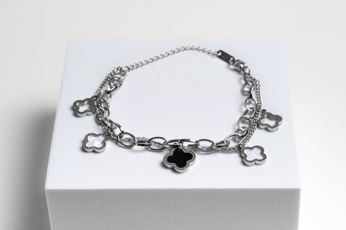 Letter Text Number Gold Plated Bracelets 